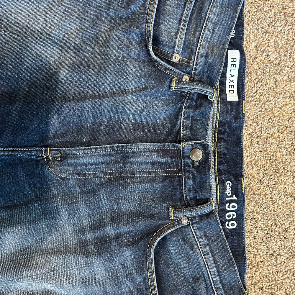 GAP Relaxed Fit Men's Dark Blue Jeans